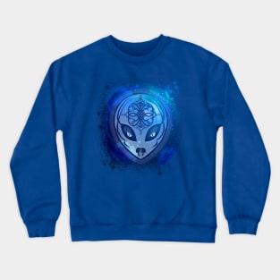 Blue Alien Dream Crewneck Sweatshirt